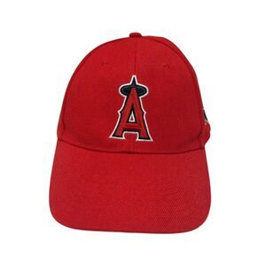 Los Angeles Adult Baseball Hat‎ Cap Red White Adjustable Strap Alzheimer's Assoc